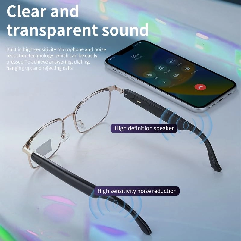 Smart Bluetooth Sunglasses - Blue