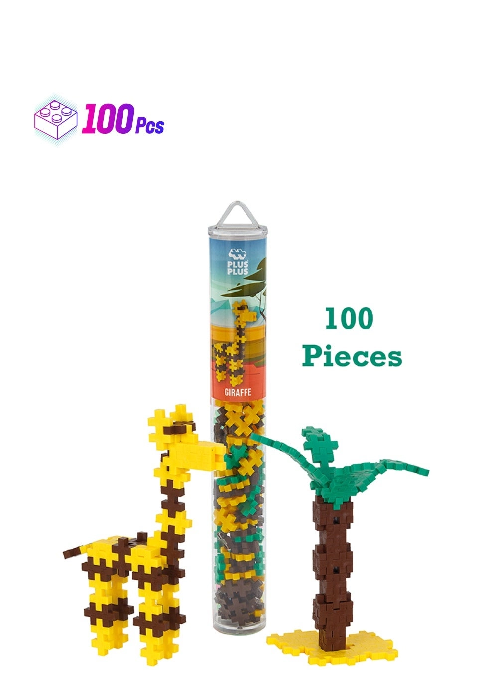 Plus-Plus Giraffe - Animals 100 pcs