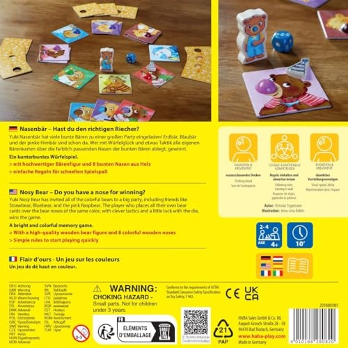 Nasenbär - Card dice game