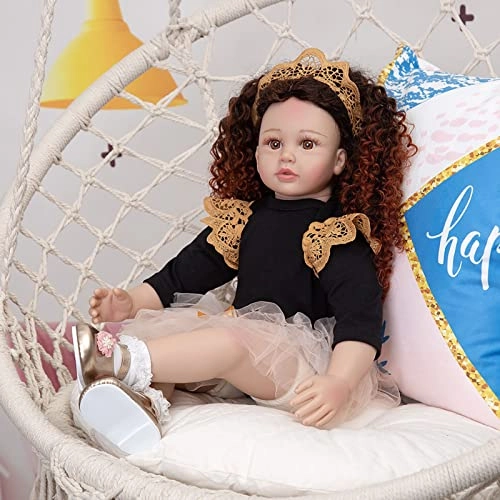 Rebirth Baby Doll - 48cm/58cm Silicone Limbs Cloth Body Panda Clothes Gift Set