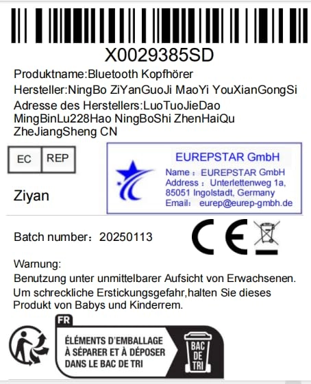 Bluetooth Headphones Wireless Earbud