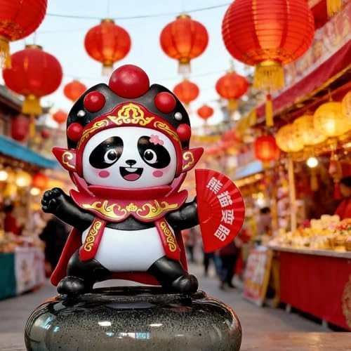 Irovami Face-Changing Panda Doll - 12 months+