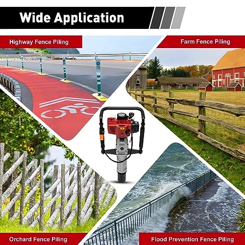 52CC 2 Stroke Gas Powered Pile Driver