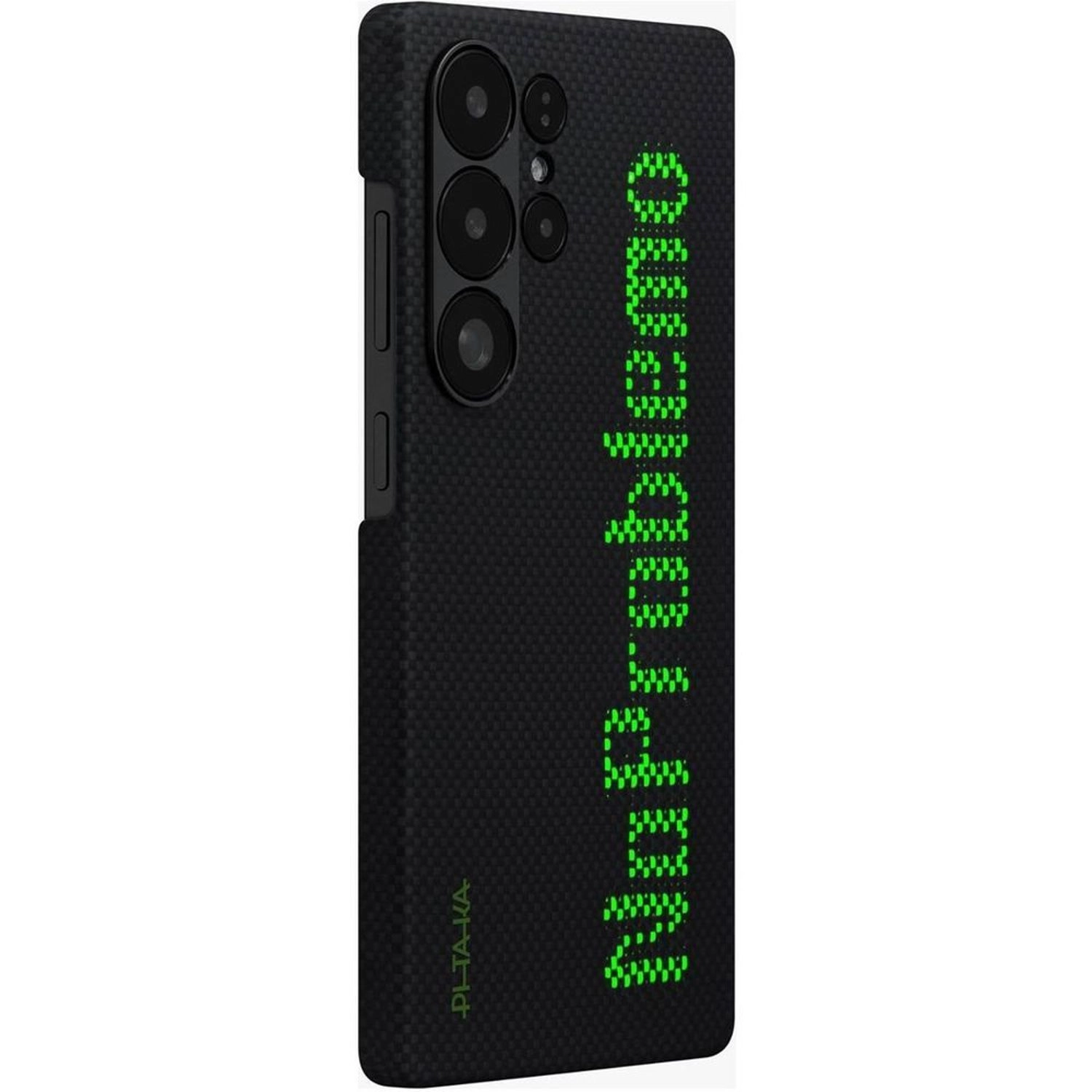 Tactile Woven Back Cover Mobile Case with MagSafe for Samsung Galaxy S25 Ultra