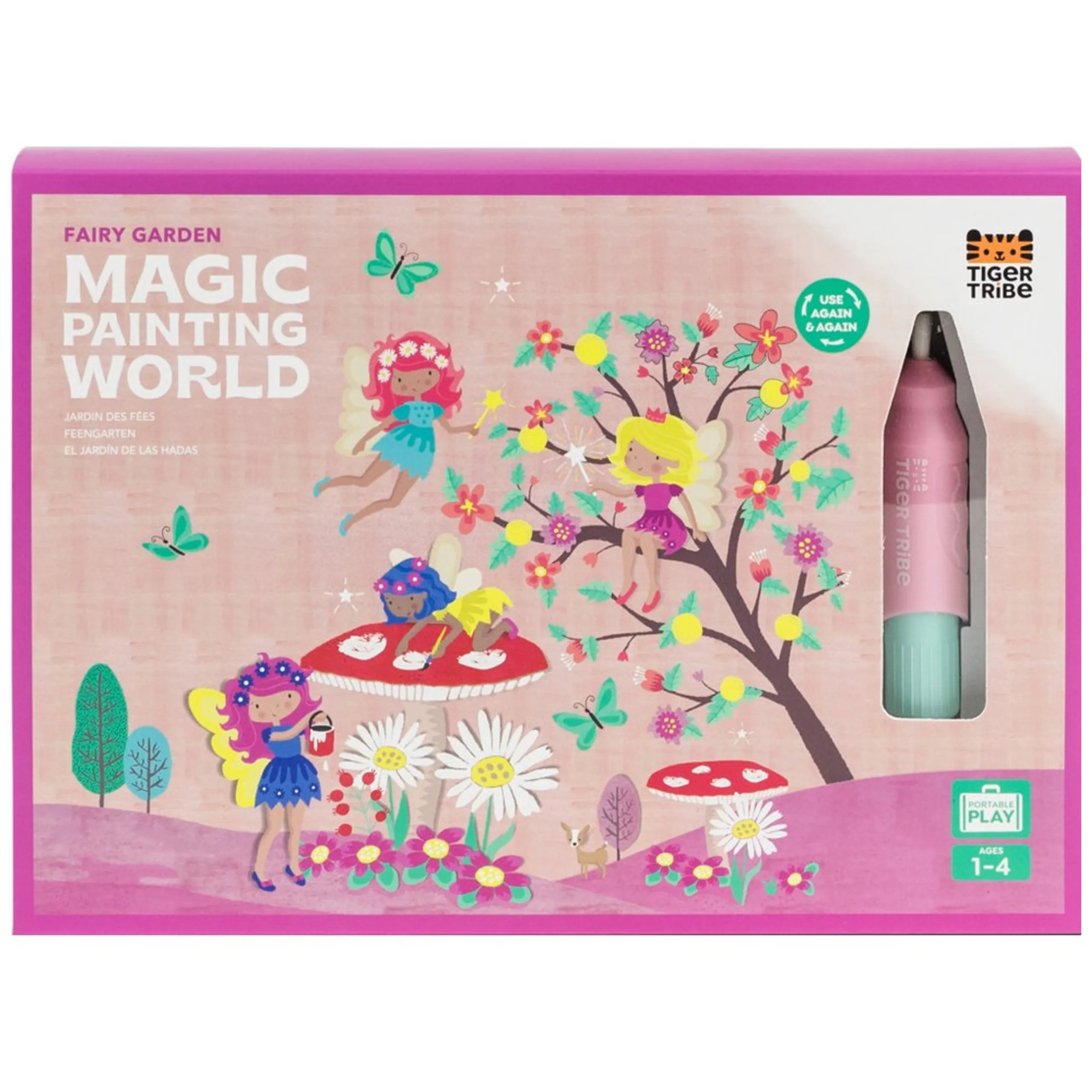 Tiger Tribe Magic Painting World Fairy Garden - 3+ years