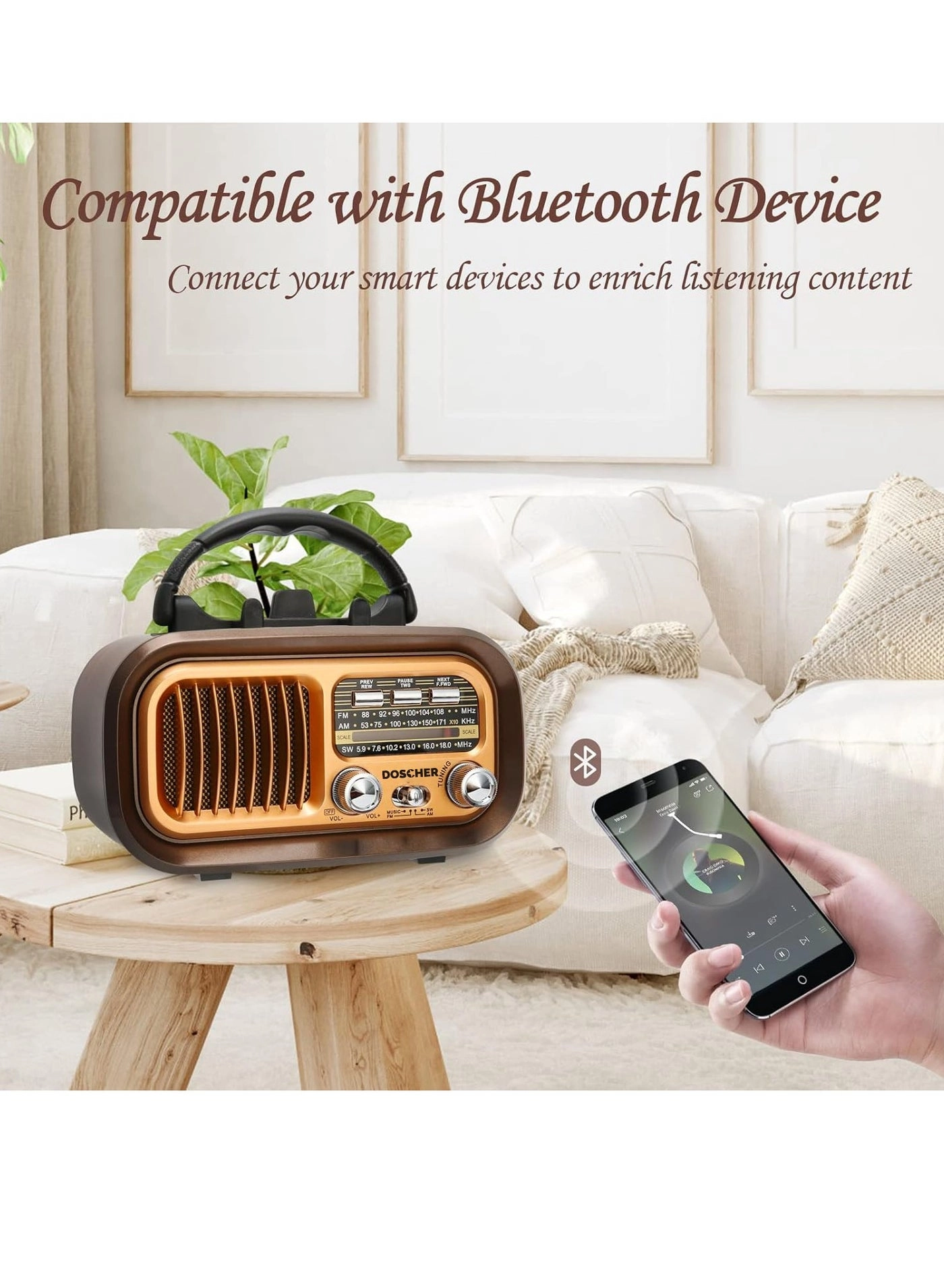 Retro Vintage Radio - Portable