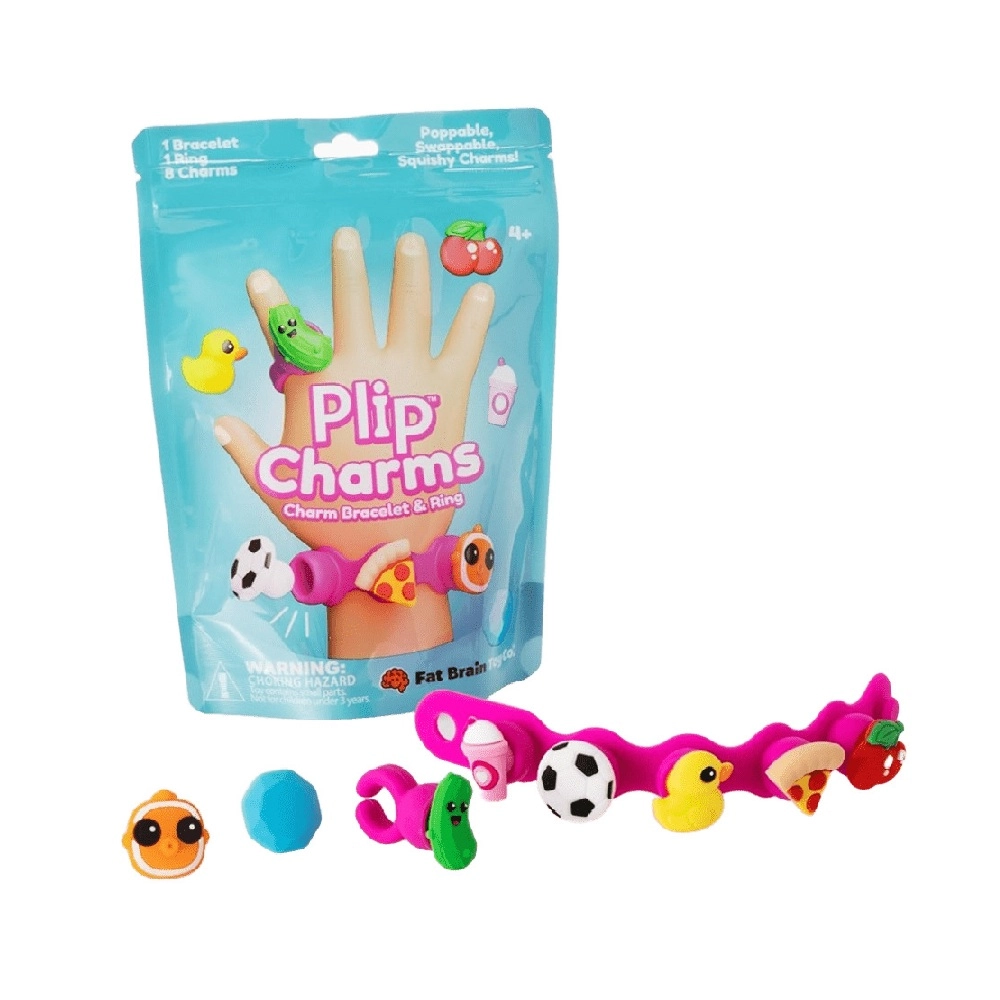 Fat Brain Toys Plip Charms Silicone Jewellery Set
