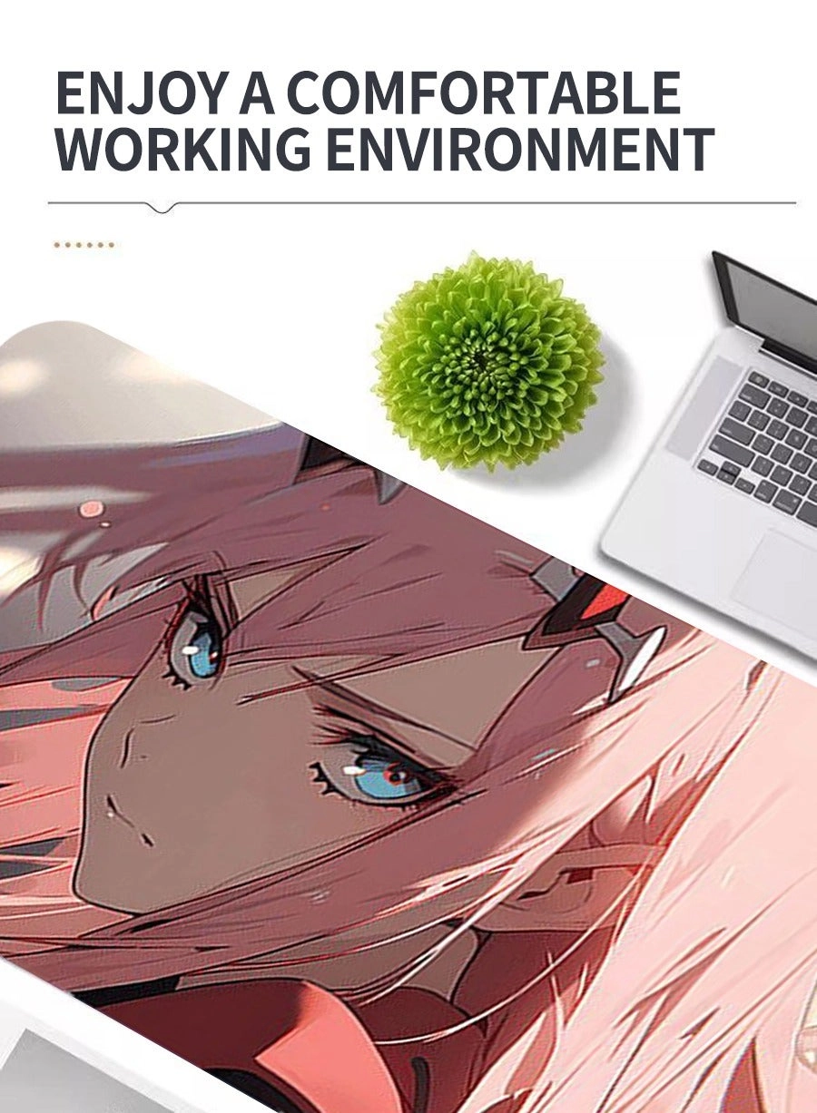 Anime Large Rubber Gaming Mouse Pad - 80x30 cm