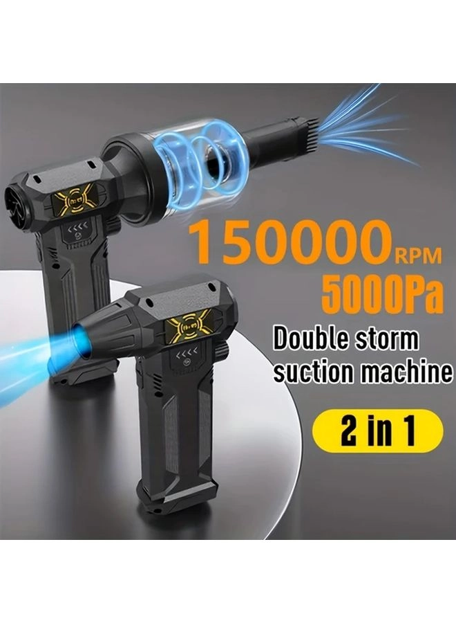 4-in-1 Wireless Handheld Vacuum Cleaner - 2000mAh