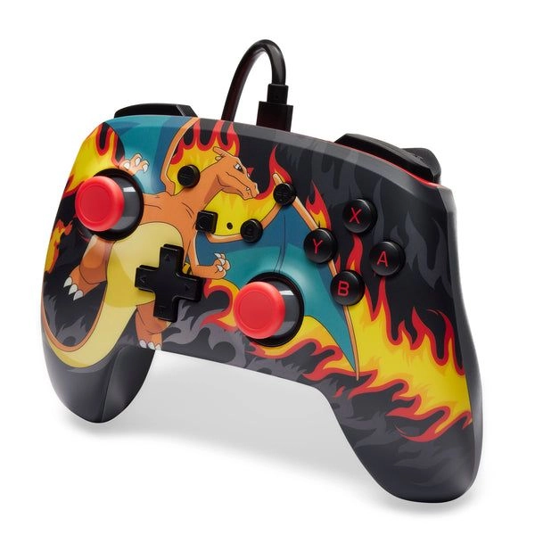 Enhanced Wired Controller - Charizard Firestorm Nintendo Switch