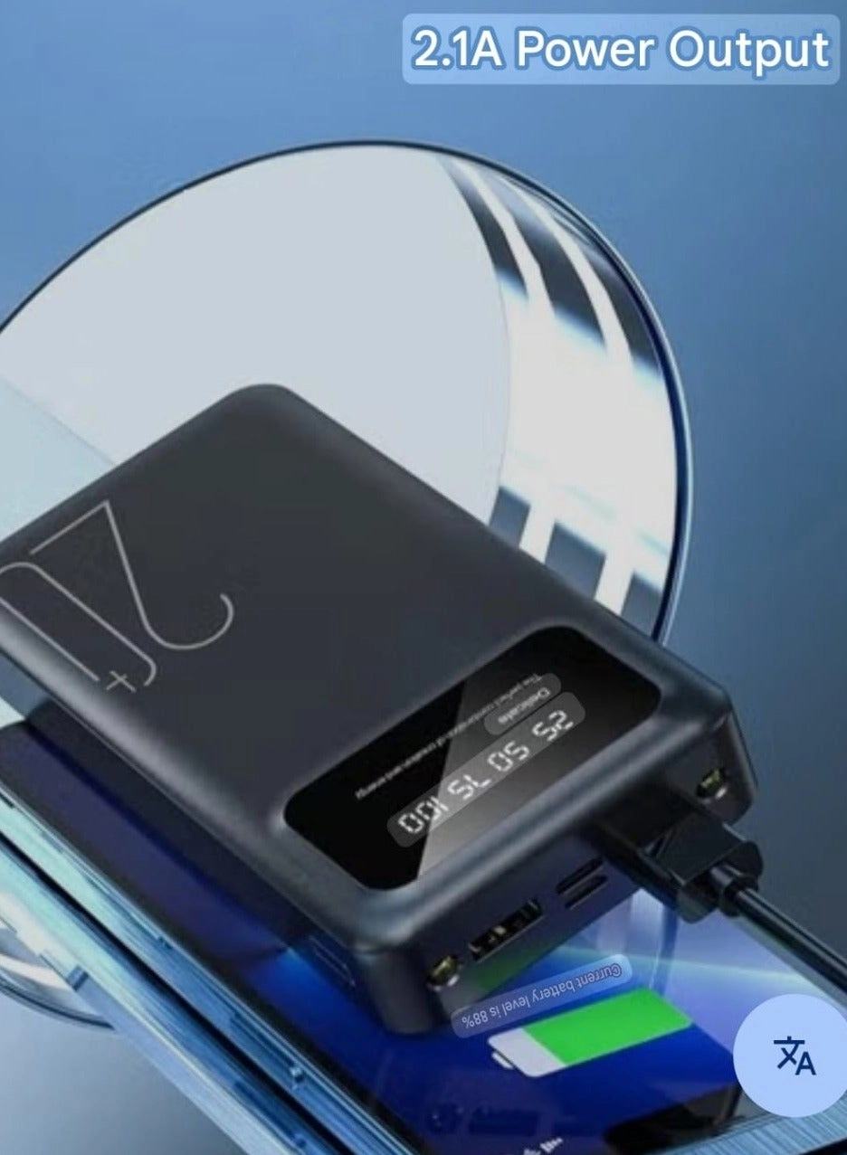 Mini Portable Power Bank - 20000 mAh Fast-Charging 2.0