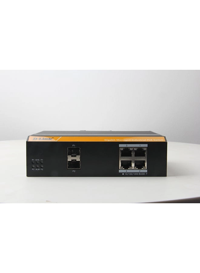 D-Link DGS-F3004P-2S - 4-ports