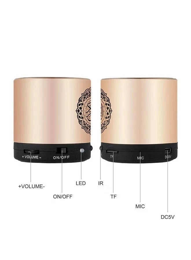 Quran Speaker & Mini Incense Burner Bakhoor - Bluetooth Remote Control 114 Quran Chapters