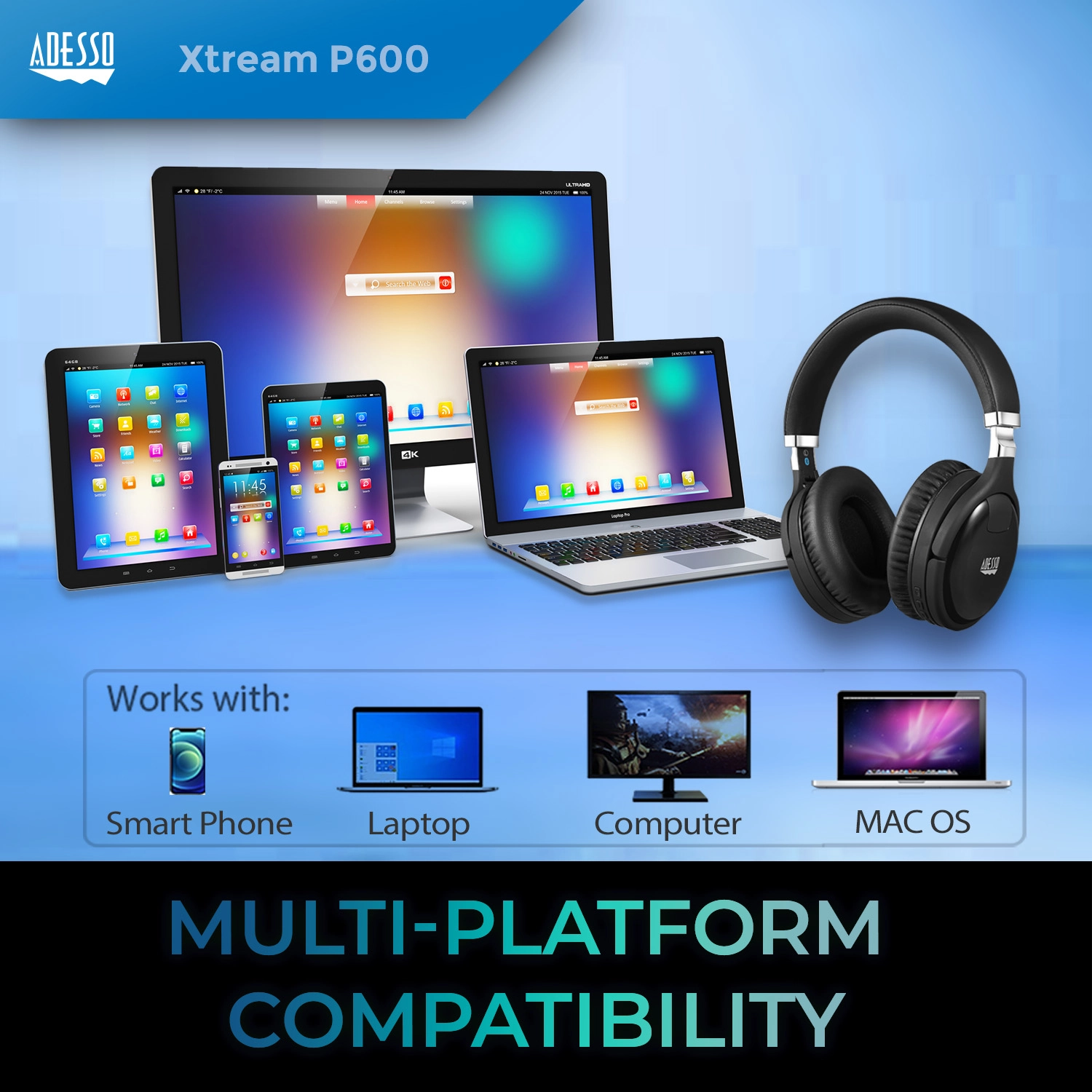 Xtream P600 Wireless Headphone