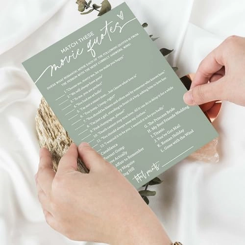 Bridal Shower Games Cards - Adult 25