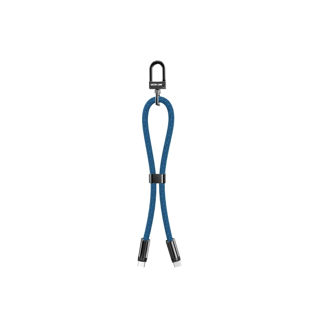 V-Smart Charge Cable 60W USB-C to USB-C 0.3m Aluminum Alloy Buckle