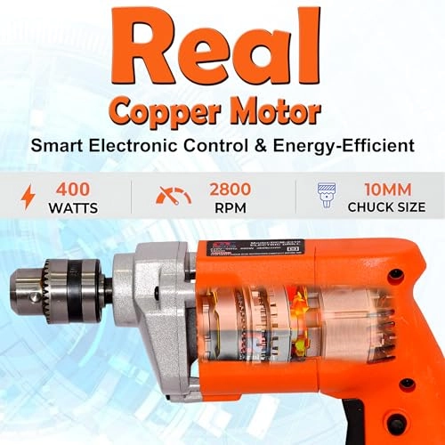 10mm 400W Electric Drill + 801 850W Angle Grinder