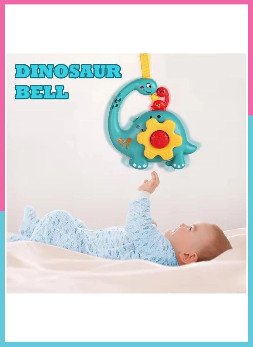 Baby Stroller Plush Hanging Mobile Rattle Toy - Suitable for 3 months and above