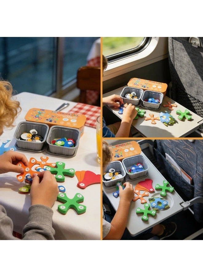 Flexible Magnetic Building Set - BuilderPack 48 count