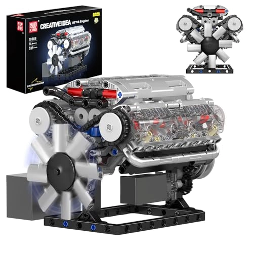 Technic Visible V-8 Engine - 535PCS