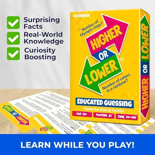 Higher or Lower Trivia Cards