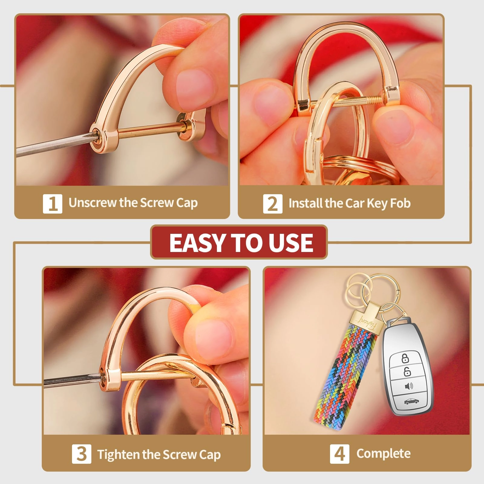 Stretchy Car Keychain - Fun
