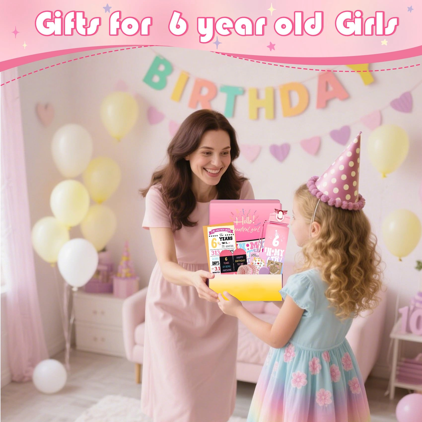 6th birthday set-1 - 1.0 count gifts for 6 year olds girls