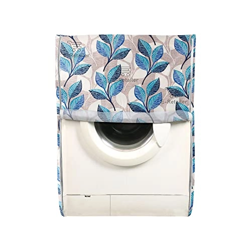 Front Load Washing Machine Cover - 6-7 Kg Blue Polyester