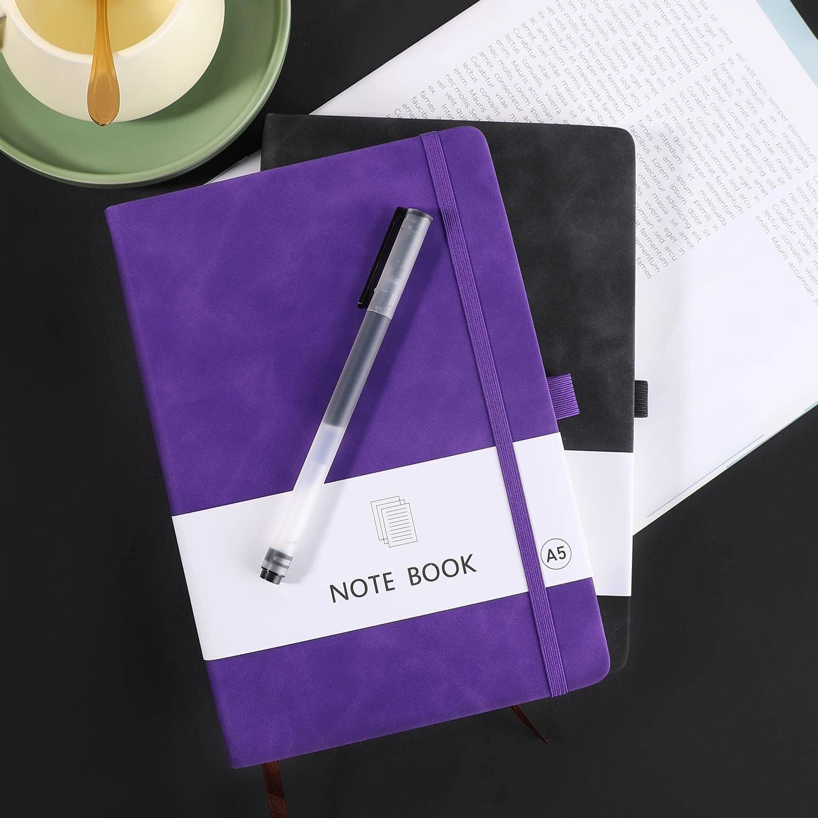 A5 Notebook A5 Hardcover - Lined 100 Sheets