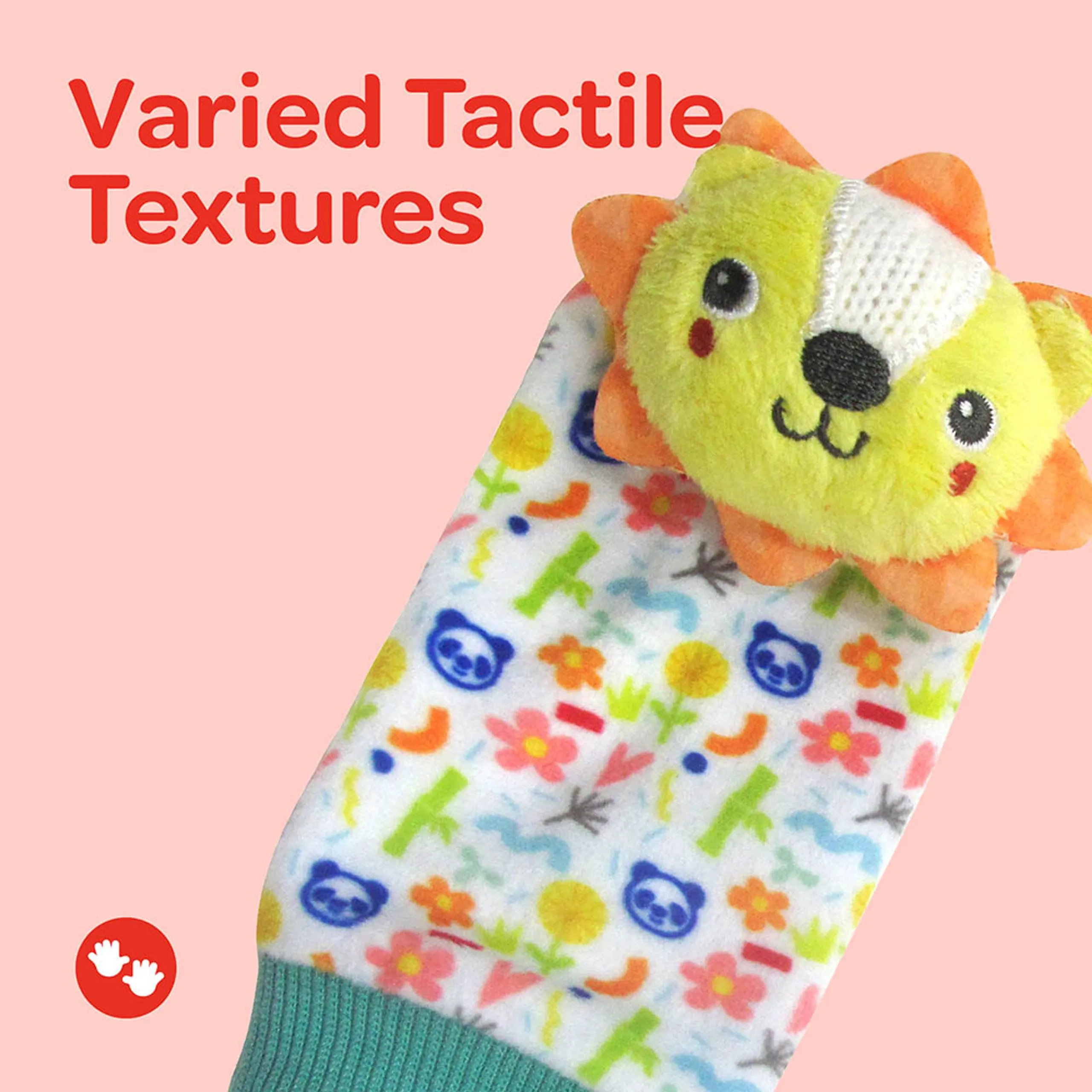 Foot And Wrist Rattle - 0 months fabric 4 pieces