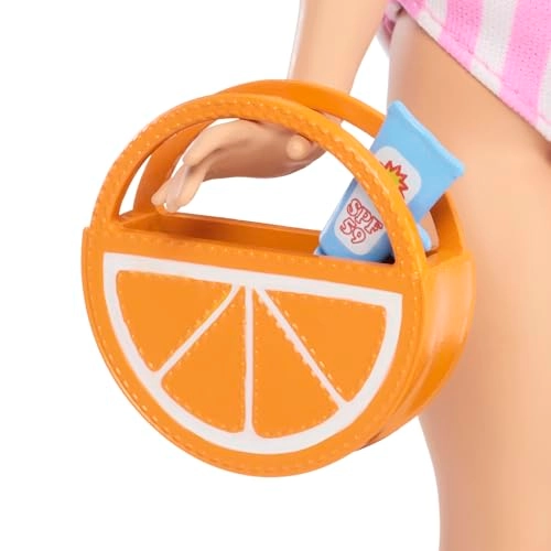 Malibu Fashion Doll - Roller Skating Blonde Hair 9 Makeup Themed Pieces Ages 4+