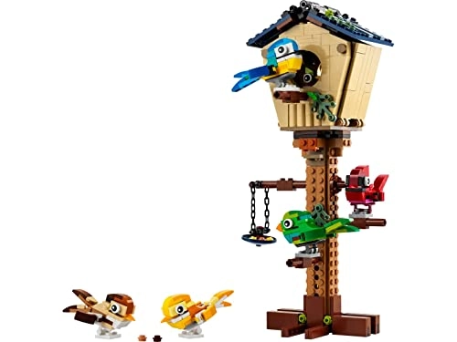 Creator 3 in 1 Birdhouse (31143) - Birds to Hedgehog to Beehive Set