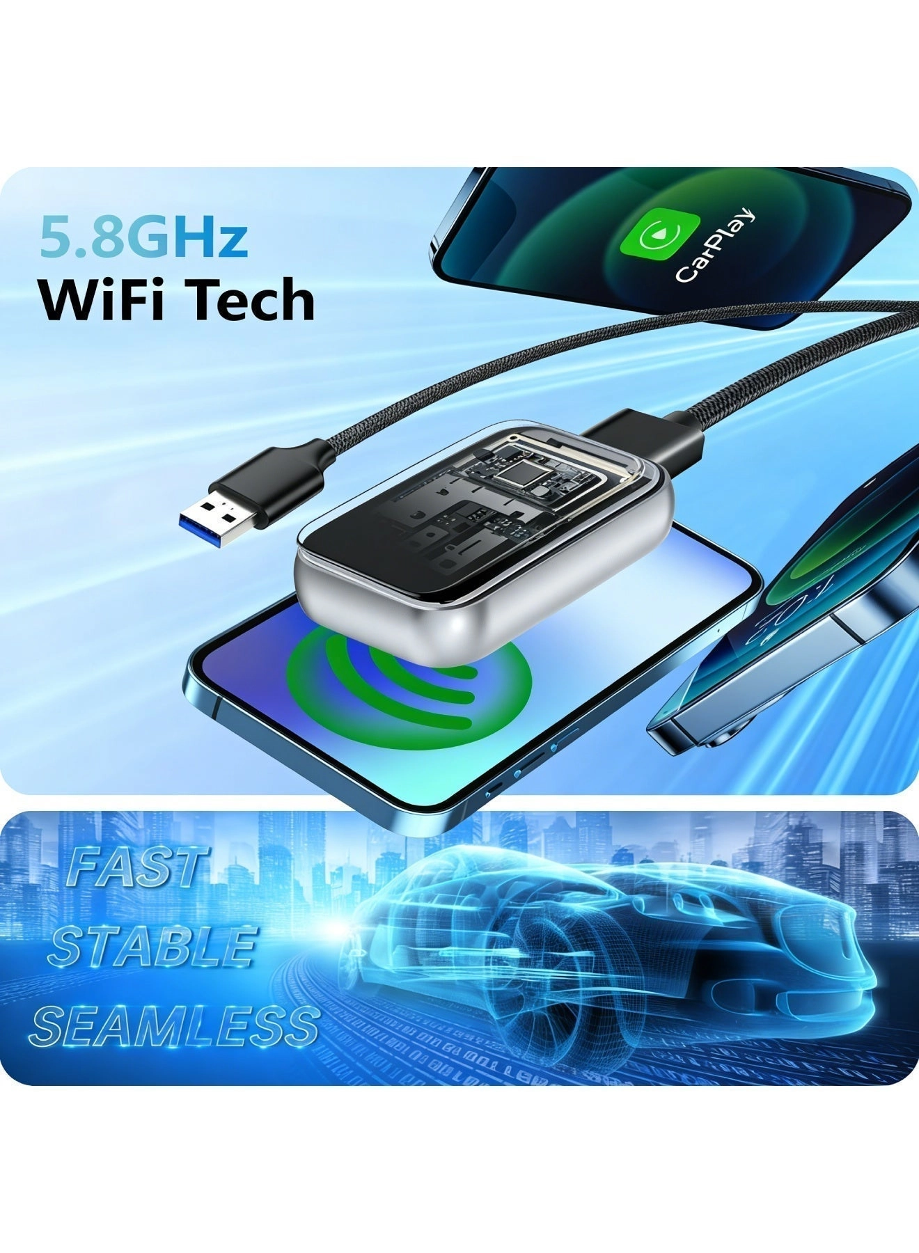 AE501479 - Wireless CarPlay Android Auto