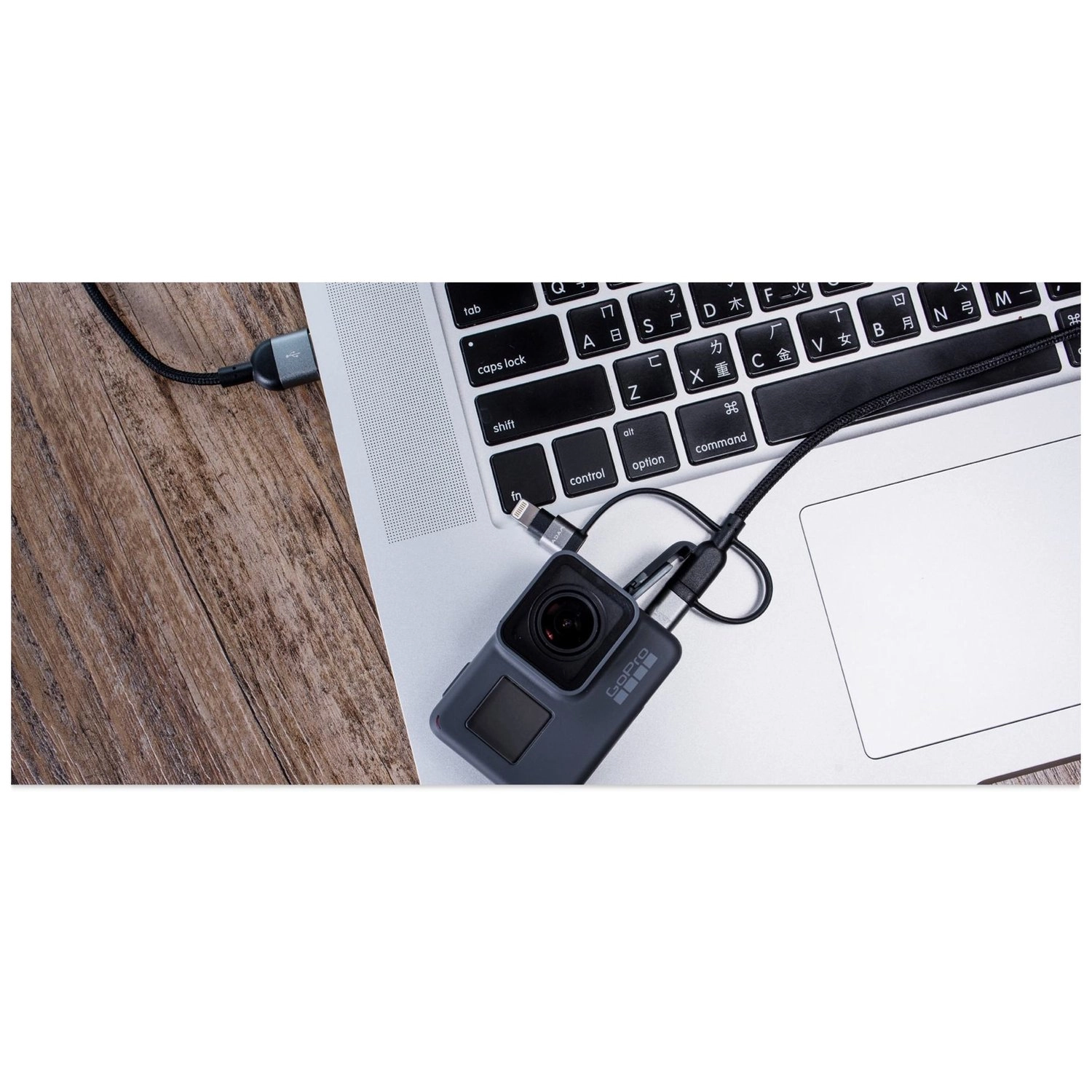 Peak II Trio Cable Lightning to MicroUSB 1.2m