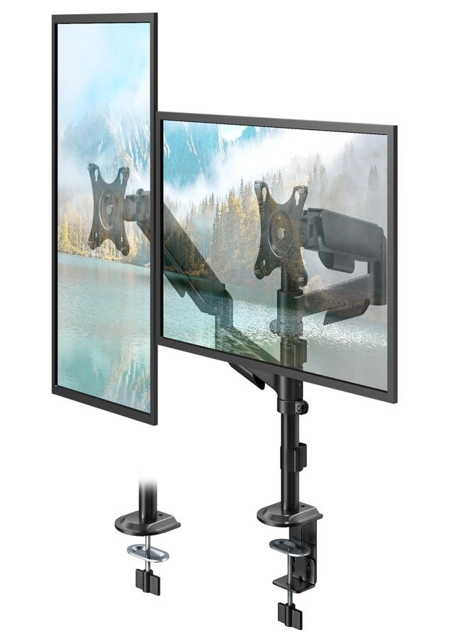 Monitor Wall Mount Dual - 24 inch to 38 inch 75 x 75 mm, 100 x 100 mm