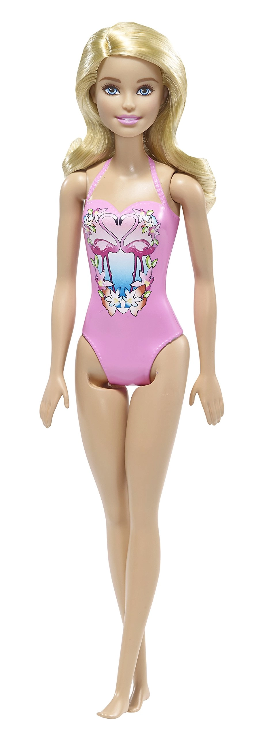 Barbie Fashion & Beauty Beach Doll - Orange Swimsuit Ages 3+