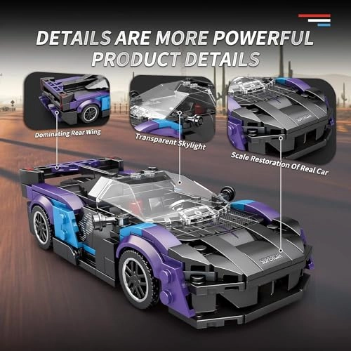 Super Sports Car Building Kit - 390 pcs