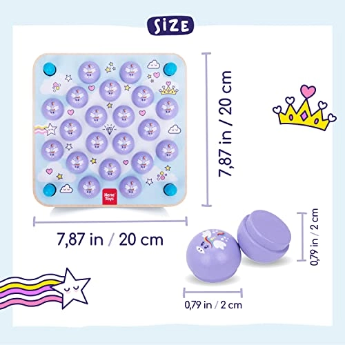 Unicorn's Memory Game - 3 4 5 6 Years Old 21 pieces