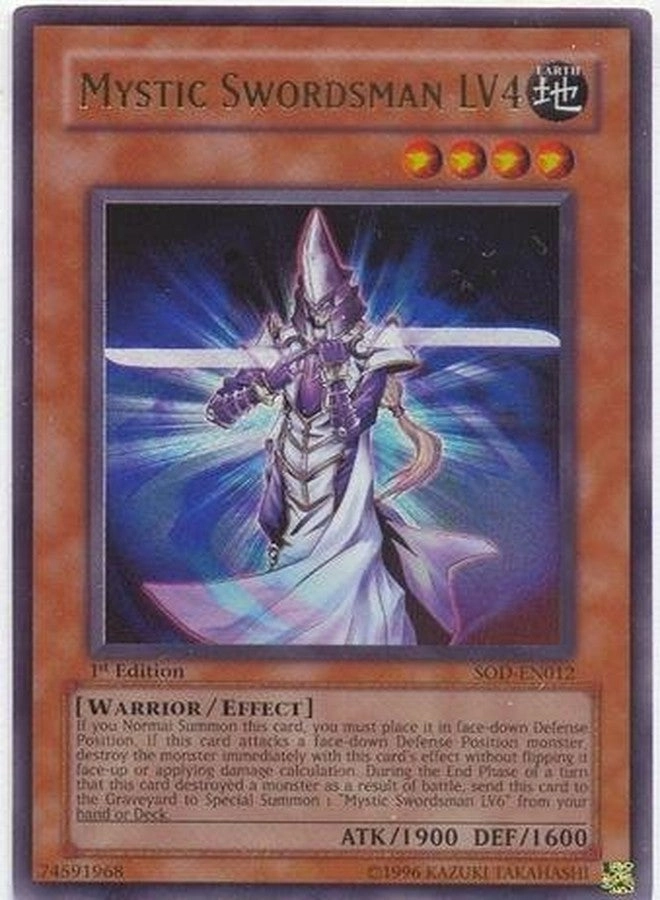 Yu-Gi-Oh! Mystic Swordsman LV4 SOD-EN012