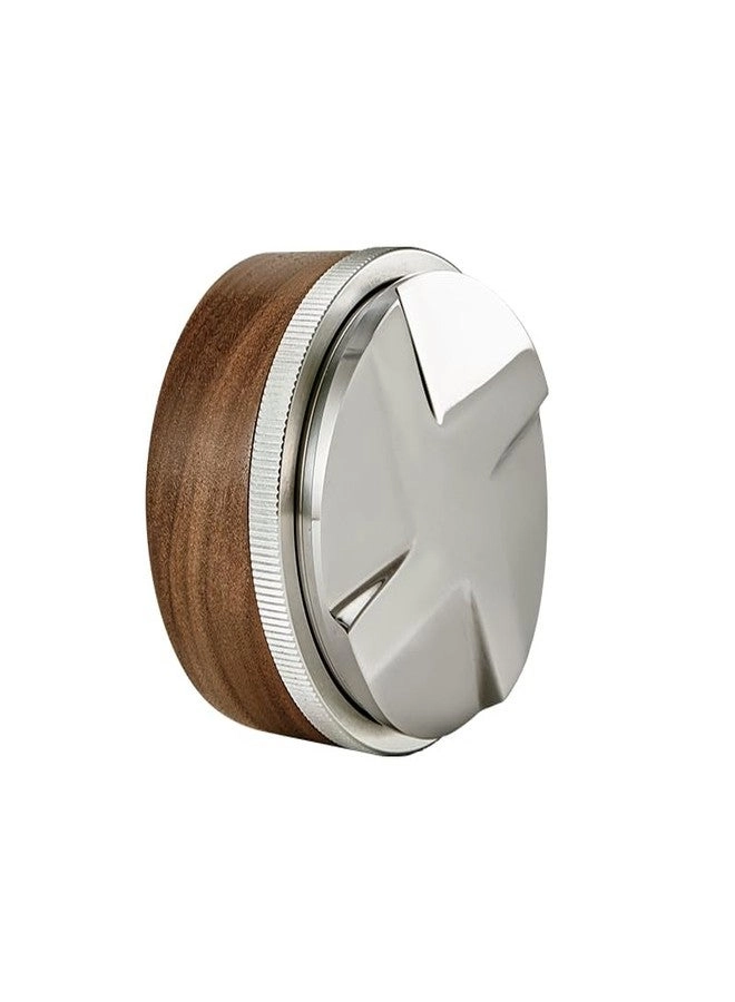 muvna Espresso Coffee Distributor - 53.3MM Adjustable Height Walnut Lid