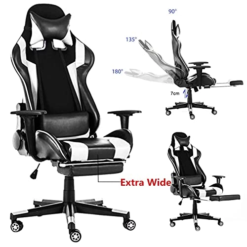 Desk Chair - PU Leather Brown High Back