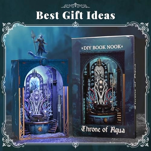 Book Cavity Building Kit - Blue Wood