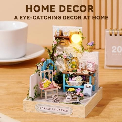 DIY Miniature House Kit - Vintage Coffee Shop