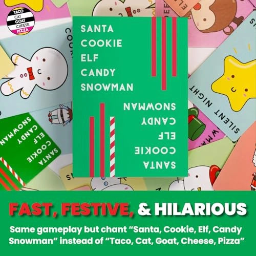 Santa Cookie Elf Candy Snowman - English 12 years and up