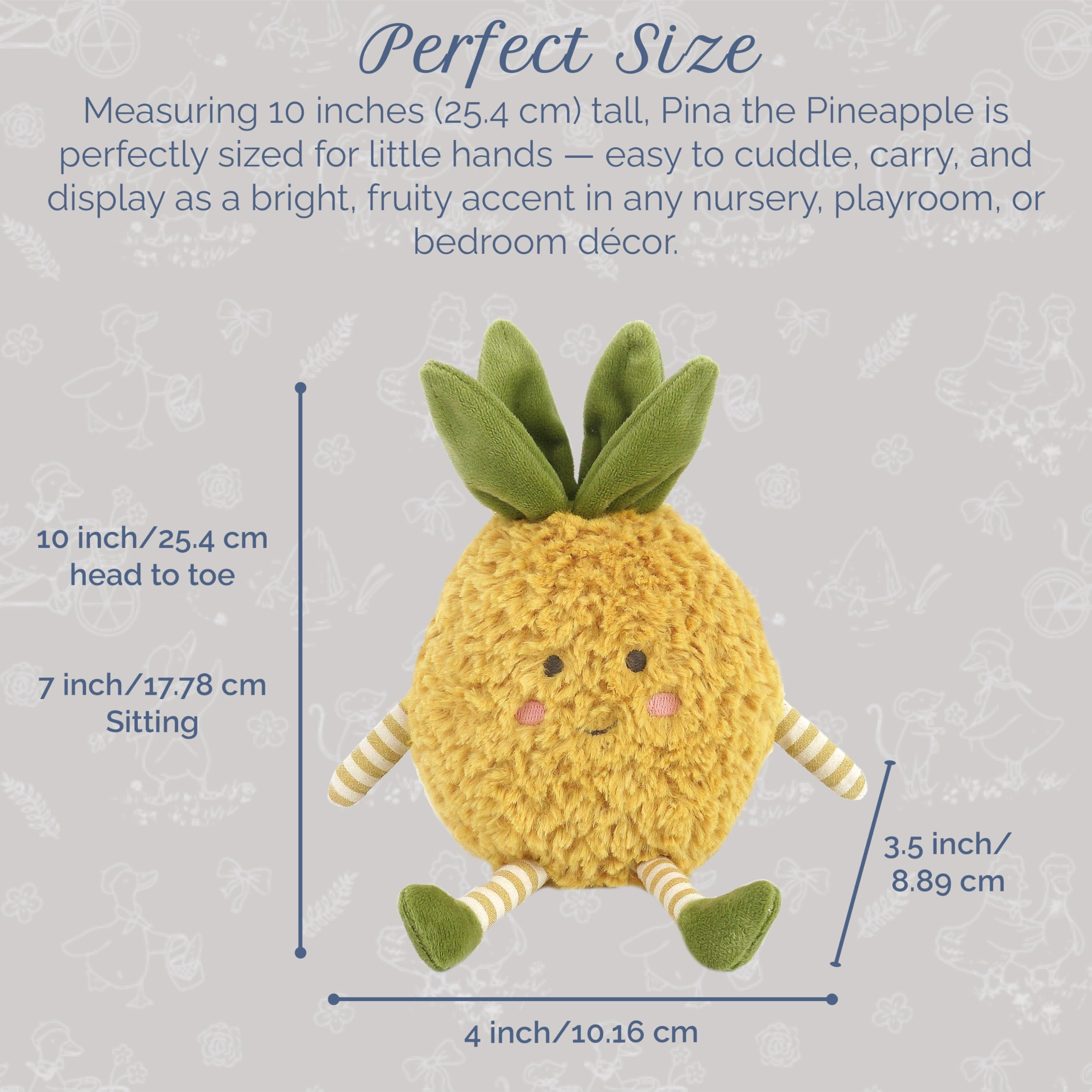 Pineapple PINA PINEAPPLE 25.4 cm Plush