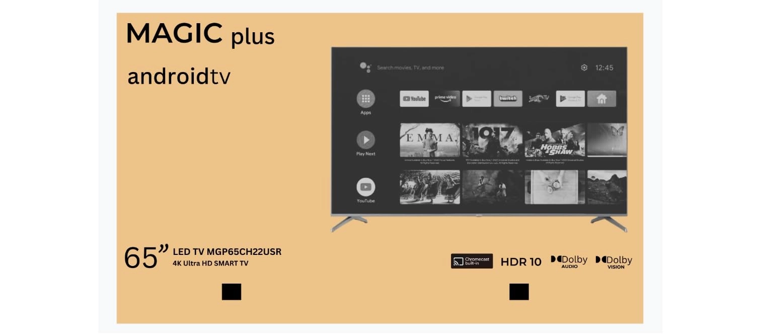 Magic MG65BG030USBT2B/14 - 65 Inch