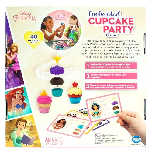 Disney Princess Enchanted Cupcake Party Game - English 3 years and up 40