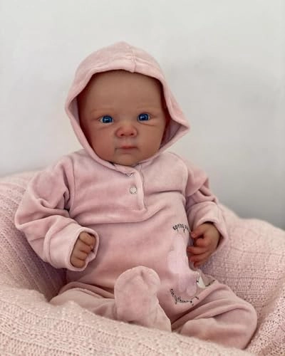Reborn Doll - 18"/48cm Soft Silicone vinyl Pink Ages 3+