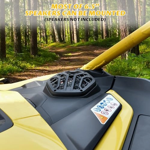 Front Dash Speaker Panels - 6.5"