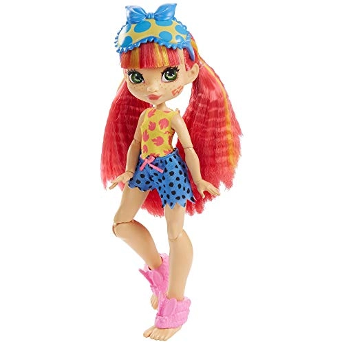 Emberly Poseable Doll - Cave Club Cavetastic Sleepover Pink Hair Ages 4+